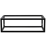 Ferro modern design Wandkonsole Schwarz für Waschtischplatte 60 x 35 x 19 cm - Waschtisch Halterung - Möbelkufen - Waschbecken Halterung - Waschtischkonsole Konsolenträger