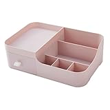 Ciieeo 1-Teilige Box Desktop-Aufbewahrungsbox Schrank Schublade Rosa Behälter Aufbewahrung Ausziehbare Schubladen Schreibtisch Schmuckaufbewahrung Diy-Schublade Organizer