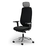 Ergotopia® MasterBack Executive ergonomischer Bürostuhl mit 3D Neigungsmechanik - Premium Schreibtischstuhl Made in Germany mit Lordosenstütze, Synchronmechanik & verstellbaren 5D Armlehnen
