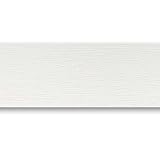 Bordüre weiß selbstklebend, seidenglänzend, Streifenstruktur in 4x500cm für Wand, Tapete, Sockelleiste, Möbel, Schrank & Renovierung