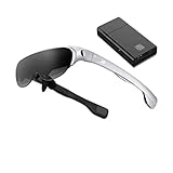 MANLUU Rokid Air AR-Brille Tragbare AR-Brille mit 120'' Virtueller Bildschirm & Sprachsteuerung AI kompatibel mit Allen Geräten (Color : Yellow)
