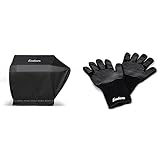 Enders® Gasgrill Abdeckhaube für Gasgrill: Boston 6 KR Turbo, 5697, schwarz & Grill Handschuhe aus feuerfestem Aramid, 8785, hitzebeständig, Handschuhe für Gas-Grill, BBQ, Backofen, Kamin