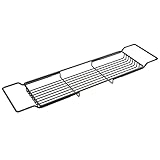 LIYANLCX Badewannenablage aus Edelstahl für Dusche und Badewanne, Telefon, Pad, Buchhalter, Becherhalter, Badewannenablage, Badewannentischregal, Caddy-Rack