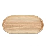 Holztabletts, Ovale Tabletts, Käsetabletts aus Holz, Multifunktionale Serviertabletts Für Zuhause, Restaurants, Cafés Und Hotels(30 * 19 * 2cm)