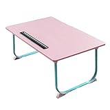 Klappbett Computer Schreibtisch Rosa Mit Kartensteckplatz Slip Kleine Faule Schlafzimmer Student Tragbare 60 cm * 40 cm * 27 cm MUMUJIN