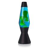 Mathmos Matt Schwarz Astro Lavalampe - Blau/Grün