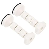 DOITOOL 2 Stück Nachttisch- Couch-Schutz Schrankstopper Rahmenwerkzeuge Tagesbettdecke Bettrahmen-Stabilisator Wand-Kopfteil-Stopper Kunststoff Weißer Kopfteil-Stabilisator