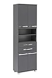 Schildmeyer Diana 701659 Hochschrank, anthrazit, 60 cm