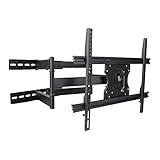 TV-Ständer, wandmontierte TV-Halterung, 37–70 Zoll, faltbar, universelle TV-Halterung, schwenkbar, neigbar, ausziehbar, drehbar für max. 600 x 400 mm und hält bis zu 125 Pfund Beautiful Scenery