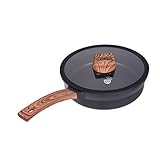 GRÄWE Bratpfanne HOCH Aluguss 28 cm, Gusspfanne, Serie Alu-Line, für fettarmes Braten und Schmoren
