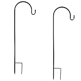 Dormstop 2 Packungen Collie 31,5 Hohe Garten AußEn zum AufhäNgen Von Solar Leuchten (Schwarz)