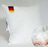 KNERST® Kissen 80x80 cm Made in Germany - Kopfkissen 80x80 gegen Nackenschmerzen & Verspannungen - Kopfkissen Bettkissen für gesunden & erholsamen Schlaf - Öko-Tex Pillow - Polster - Schlafkissen