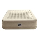 Intex 64428NP Luftbett Ultra Plush Bed Queen 230 V, Beige, 203 x 152 x 46 cm