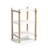 Zeller 13502 Kinder-Regal, MDF/Gummibaum, weiß