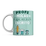 Tasse Lehrer - Tasse Profe Mola Lo Que Not Schrift - Originelles Geschenk - Schulabschluss - Frühstücks-/Kaffeetasse - Céramica 350 ml