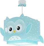 Dalber kinderlampe Pendelleuchte Hängelampe Little Owl Eule Tiere, Deckenlampe Kinderzimmer