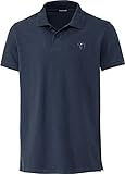 Chiemsee Herren Poloshirt, 100% Baumwolle, bequemes Poloshirt/T-Shirt mit lässigem Kragen, leichte Herrenoberbekleidung, atmungsaktiv & luftdurchlässig, Marine, Gr. XL