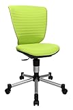 Topstar Titan Junior 3D, mitwachsender Kinderdrehstuhl, Schreibtischstuhl für Kinder & Jugendlinche, Stoff, grün, 45 x 45 x 100 cm