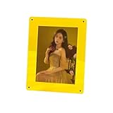 Bilderrahmen/Fotorahmen, modern, modisch, bunt, Acryl-Fotorahmen, realistischer Foto-Desktop-Display-Rahmen, Schlafzimmer, dekorative Ornamente, Rahmen (Farbe: Gold, Größe: 7 Zoll (Innendurchmesser 13