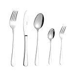 Esmeyer 156-081 Besteck-Set Sylvia aus Edelstahl 18/0 poliert 30-teilig, Silberfarben