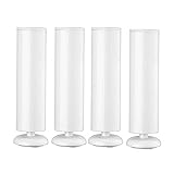 SetSailW 4er Set Höhenverstellbare Bettfüße Verstellbare Tischbeine Schreibtischbein Tischbeine Höhenverstellbar, für Sofa, Bett Und Schränke,white-12CM(4.7IN)