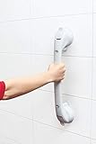 TronicXL XXL Premium Vakuum Griff für Badewannen Dusche WC 50cm Aufstehhilfe Badewannengriff Haltestange Montage OHNE BOHREN Schrauben Duschgriff Badezimmer Saugnapf Griffstange Handgriff Haltegriff