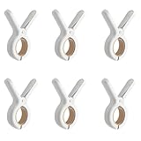 6 Stück Handtuch Klammer Große, Strandtuchklammern Handtücher, Große Wäscheklammern, Extra Groß Strandtuchklammern, für Strand Pool Tägliche Wäsche, Schwere Badetuch