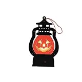 VUIUYOIES Exquisite LED Leuchten, realistische Holz DIY Hängeleuchte, leichte Kürbislampen, Halloween Laterne für Wohnkultur , Öllampe