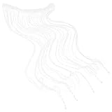 BESPORTBLE Fadenvorhang Trennvorhang Fadenvorhänge Fensterdekorationen Perlenbesatz Türrahmen Fadenvorhang Türvorhang Fadenvorhang Fadenvorhänge Für Türen Weiß