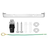 PATIKIL 2 Satz 155mm Deckenleuchte Platte Kit Pendelleuchte Beleuchtung Befestigung Halterung Hardware für Haus Büro Kronleuchter