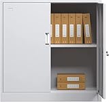 JECT Büro-Aktenschrank mit Schloss, Home-Office-Aufbewahrungsschrank, Metall-Aktenschrank, sichtbare Aufbewahrungsschranktür (Color : Gold)