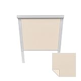 Victoria M. Verdunkelungsrollo passend für Velux-Dachfenster MK08 6008 Creme