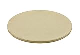 Rösle 18328 Pizzastein rund 33cm, Schamotte, beige, 33 cm
