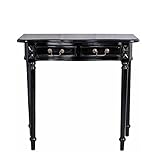 HUIJK Beistelltisch Tischkonsole Mahagoni Highboard Sideboard Wandtisch Konsole Telefontisch Antik