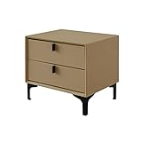 FLYIFE Nachttisch Schließfach Nachttisch Holz Nachttschrank Aufbewahrungsschrank Moderne Minimalistische Wohnzimmer Schlafzimmer Nachtlagerschublade/B
