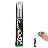 SEMINISMAR Car Scratch Remover,Auto Lack Reparatur, Auto Lack Reparatur, Auto Reparatur Stift,Kratzer Lack Reparatur,Auto Karosserie Motorrad,Auto Fahrrad Kratzer Verhinderung,1pc,Silber