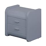 Nachttisch Nachtkommode Nachttisch Leder Nachttisch Mit Schublade Nordischer Umweltschutz Spind Minimalistischer Schlafzimmer Nachttisch Nachtschrank Nachtkästchen (Color : Light Blue)