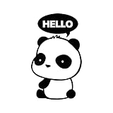 Mumuj Abnehmbare Wandaufkleber, Schalteraufkleber, Panda, kreative Wohnzimmer, Schlafzimmer, Notizbuch, Wand, zufällige Aufkleber Frühling Hänger Holz (B, One Size)