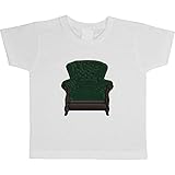 Azeeda 'Grüner Ledersessel' Baumwoll-T-Shirt für Babys/Kinder (TS00124879)