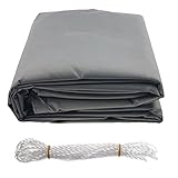 Sun sail wasserdichte Oxford Graue quadratische Rechteck Schatten Segel Garten Terrasse Baldachin Schwimmen Sonnenschatten Outdoor Camping Yard Segel Markisen (Color : 250cm x 300cm)