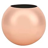 Kugelvase, Edelstahl-Blumenvase, Schlichter Stil, Moderne Vase, Blumenarrangement, Behälter für Wohnzimmer, Hochzeitsdekoration(Roségold)