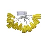 ECUNGWUA Rost Kerzen Obst dekorative Lichter Sommer frische Wassermelone Erdbeere Banane Traube Lichterketten Foto Prop Lichter 10 Lichter Kinderzimmer Lampen（B