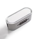 WLAN Router Aufbewahrungsbox Steckdosenstreifen-Aufbewahrungsbox-Schreibtisch-Kabelmanagement-Lösungskabel-Organizer-Kasten, ABS-Material, obere Nut und rutschfeste Fußkissen Router Kasten (Color : G