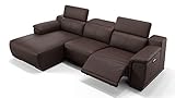 sofanella - Ecksofa MONTEFINO Ledersofa Leder Eckcouch