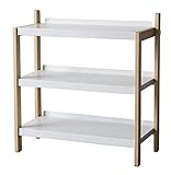 Schuhregal Platzsparend Einfaches, modernes Eingangs-Schuhregal aus Holz und Metall, Schuh-Organizer, Eingangs-Schuhregal, Schuhschrank Schuhschrank (Color : White, Size : 77.6 * 35.5 * 80CM)