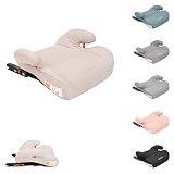 Kikkaboo Kindersitz Sitzerhöhung Booster Groovy Isofix Gruppe 2/3 (15-36 kg), Farben:beige