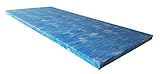 snoozo GELAX® | Atmungsaktiver Gel-Schaum Topper Matratzenauflage | Ohne Bezug | RG 50 | 5 cm Gesamthöhe | Alle Zuschnitte und Größen möglich | Qualität Made in Germany (180 x 200 cm)