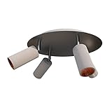 Tivendis Betoniq XXL Deckenleuchte Donoma - 4-flammige Betonoptik Lampe mit 4 verstellbaren Gelenkarmen - Moderne Deckenlampe im Industrie-Design