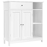 Yaheetech Badezimmerschrank Unterschrank mit Schubladen & Tür & verstellbare Einlegeböden Kommode fürs Badezimmer/Wohnzimmer/Küche/Flur 75 * 30 * 80cm