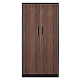 Aktenschrank Mehrzweckschrank Stauraumschrank Allzweckschrank Stahlspind Garderobenschrank Werkzeugschrank Besenschrank Metall Schließfachschrank Flügeltürschrank lagerschrank abschließ 183x90x45cm